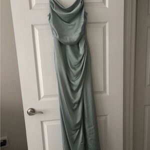 Birdy Grey Lydia dress in sage green satin